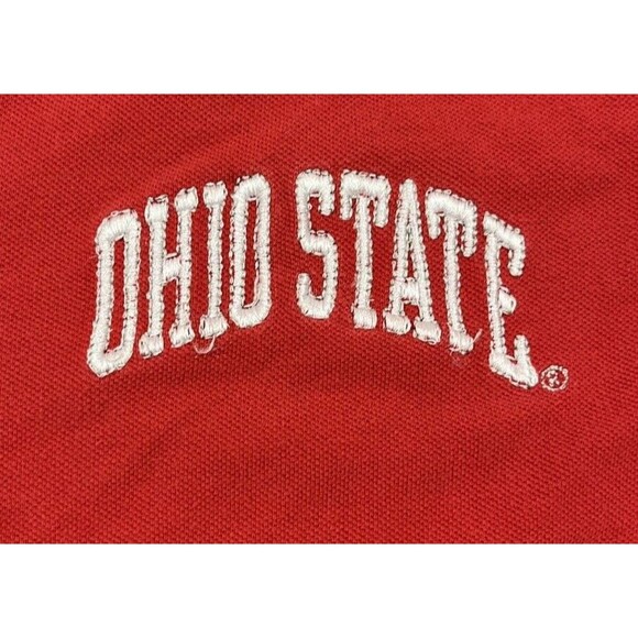 Vintage 90s Y2k Steve & Barry's Ohio State University Men's Polo / Golf Shirt XL - Picture 2 of 5